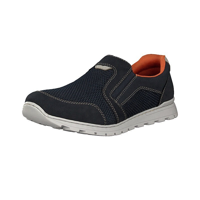 Slip On Rieker 18760-14 Para Homem - Azuis